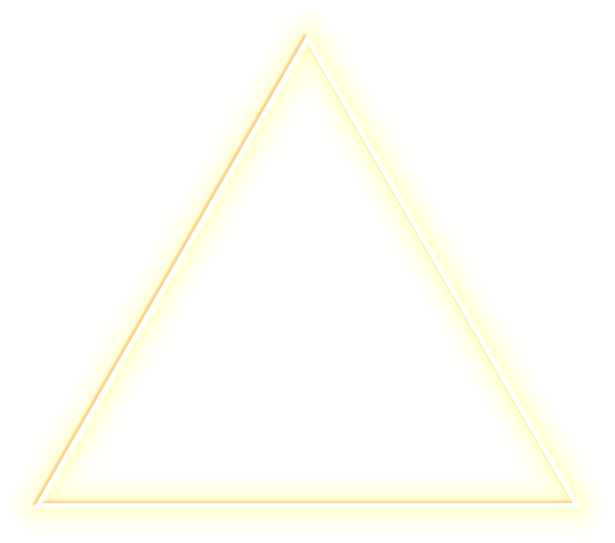 neon light triangle