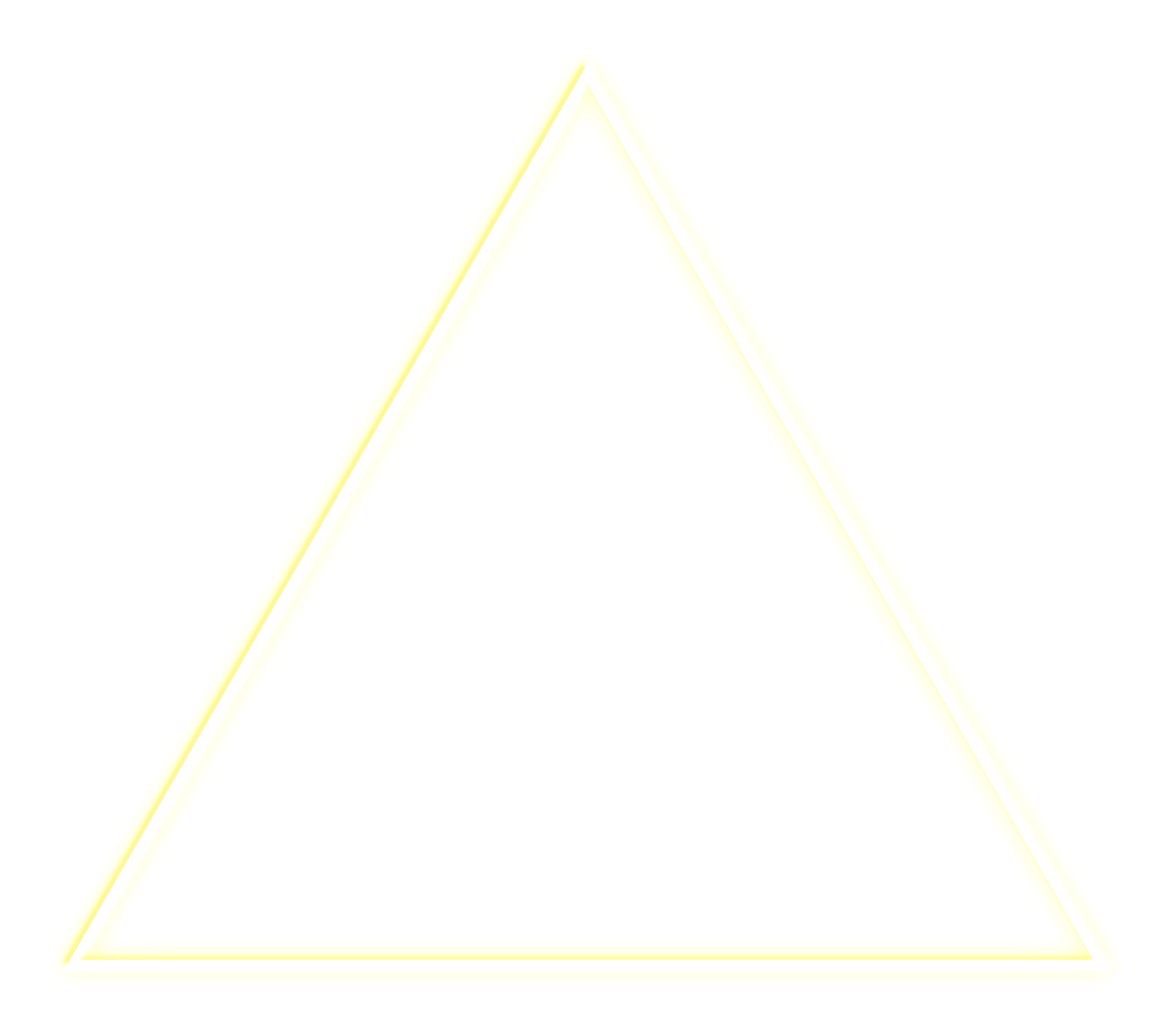 neon light triangle