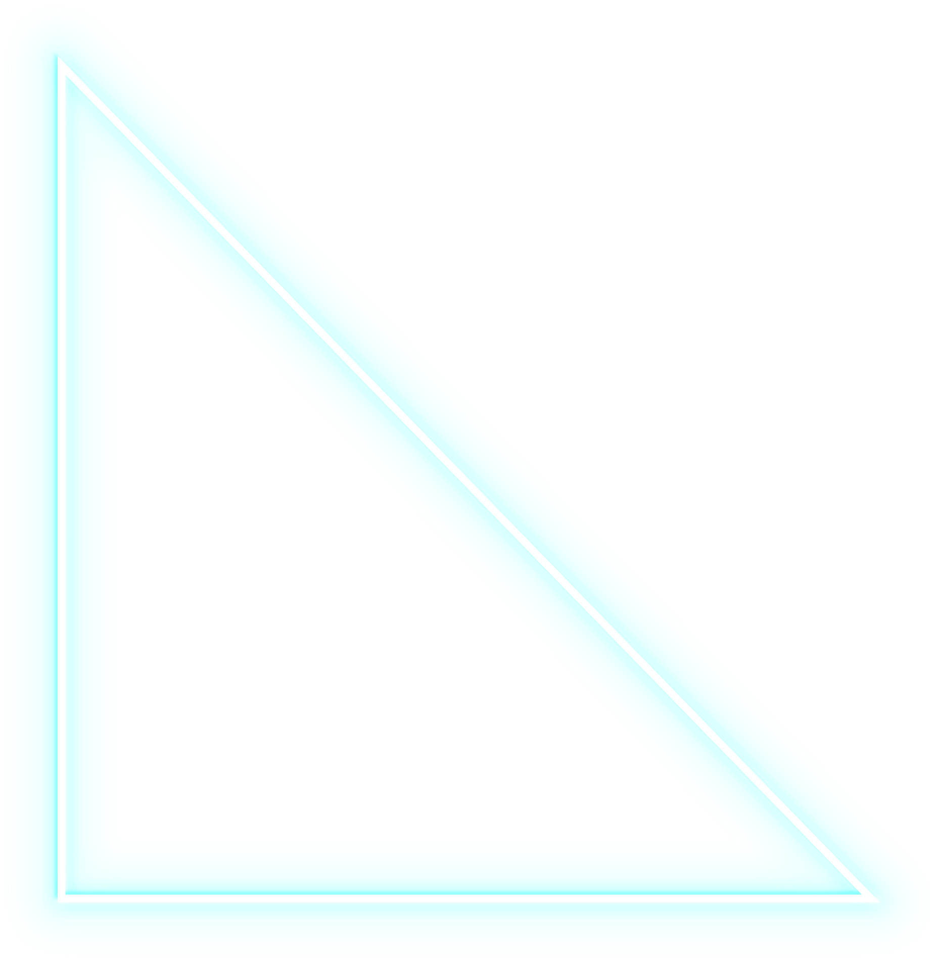 neon light triangle